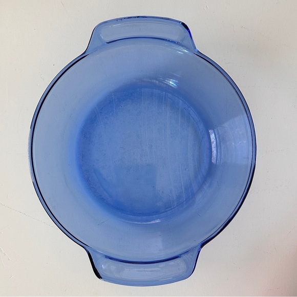 Anchor Hocking Cobalt Blue 1.5 Quart Casserole Dish 1-1/2 Qt Baking Serving Dish - Picture 4 of 16